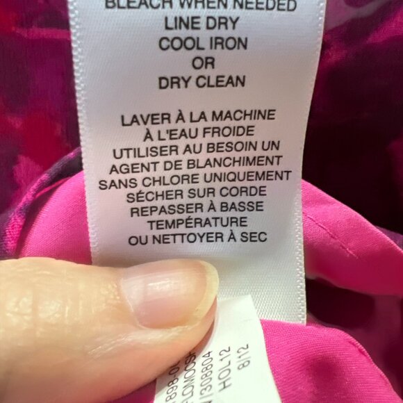 Banana Republic 4 Womens Dressy Top Sleeveless Keyhole Button Loop Lined - Picture 4 of 4